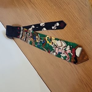 Looney Tunes Mania Baseball Theme Vintage Warner Brothers Tie
